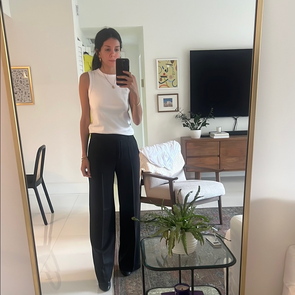 Reformation - Carter Pants - Size 0 - Black
